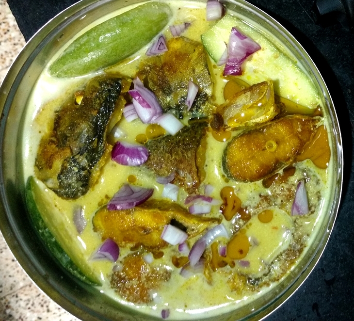 Bengali steamed fish/ Bhapa rui recipe
