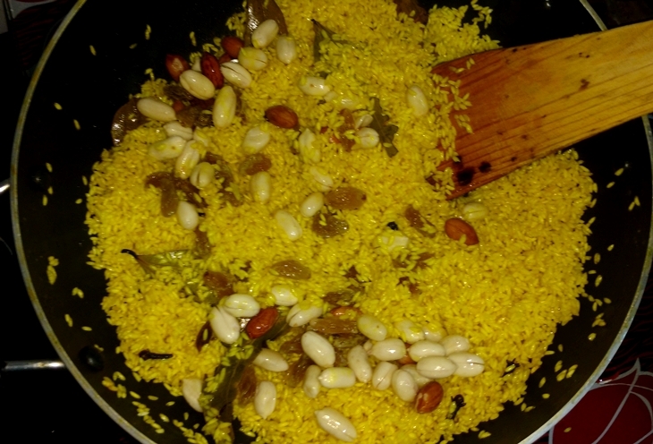 how to make  luscious basanti pulao