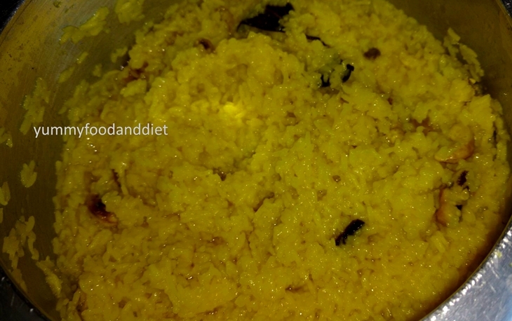 How to make Gobindobhog chaler misti pulao