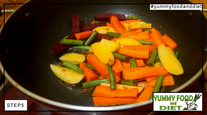 Mixed Vegetables step5