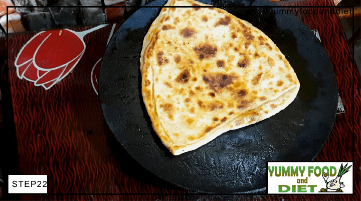 Make Aloo Paratha in Different Style step22