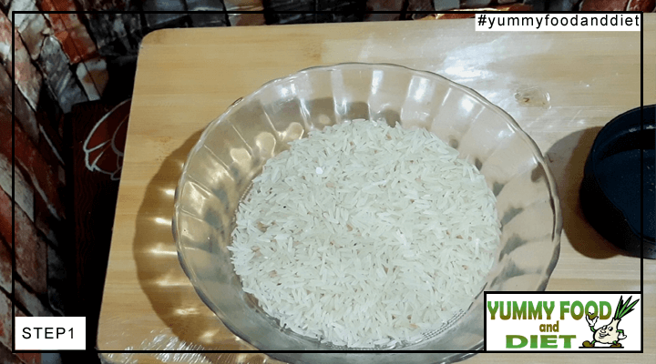 Vegetable Pulao step1