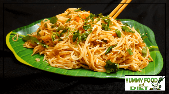 Simple Vegetable Chow mein Recipe