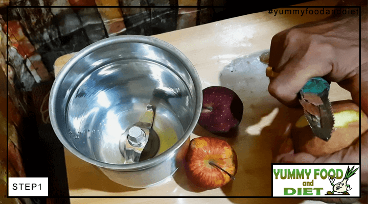 Healthy Apple Juice step1