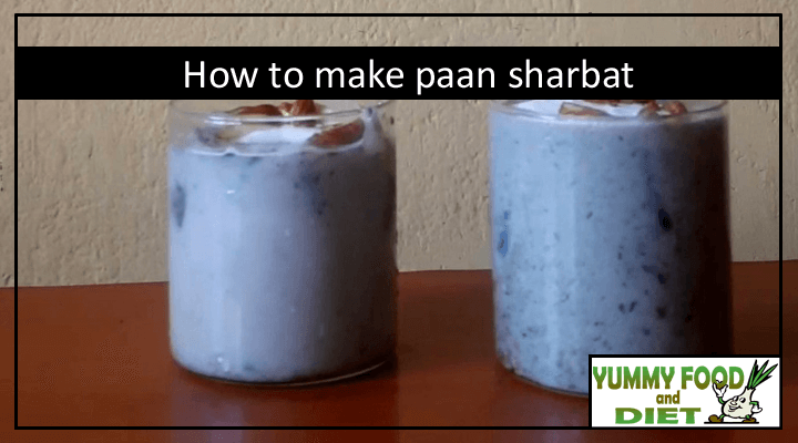 How to make paan sharbat