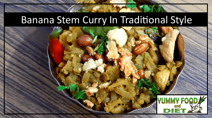 Banana Stem Curry In Traditional Style