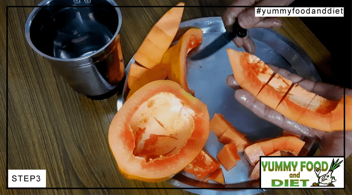 Healthy Papaya Juice step3