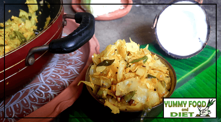 Cabbage Thoran - Kerala Style Cabbage Stir Fry Recipe